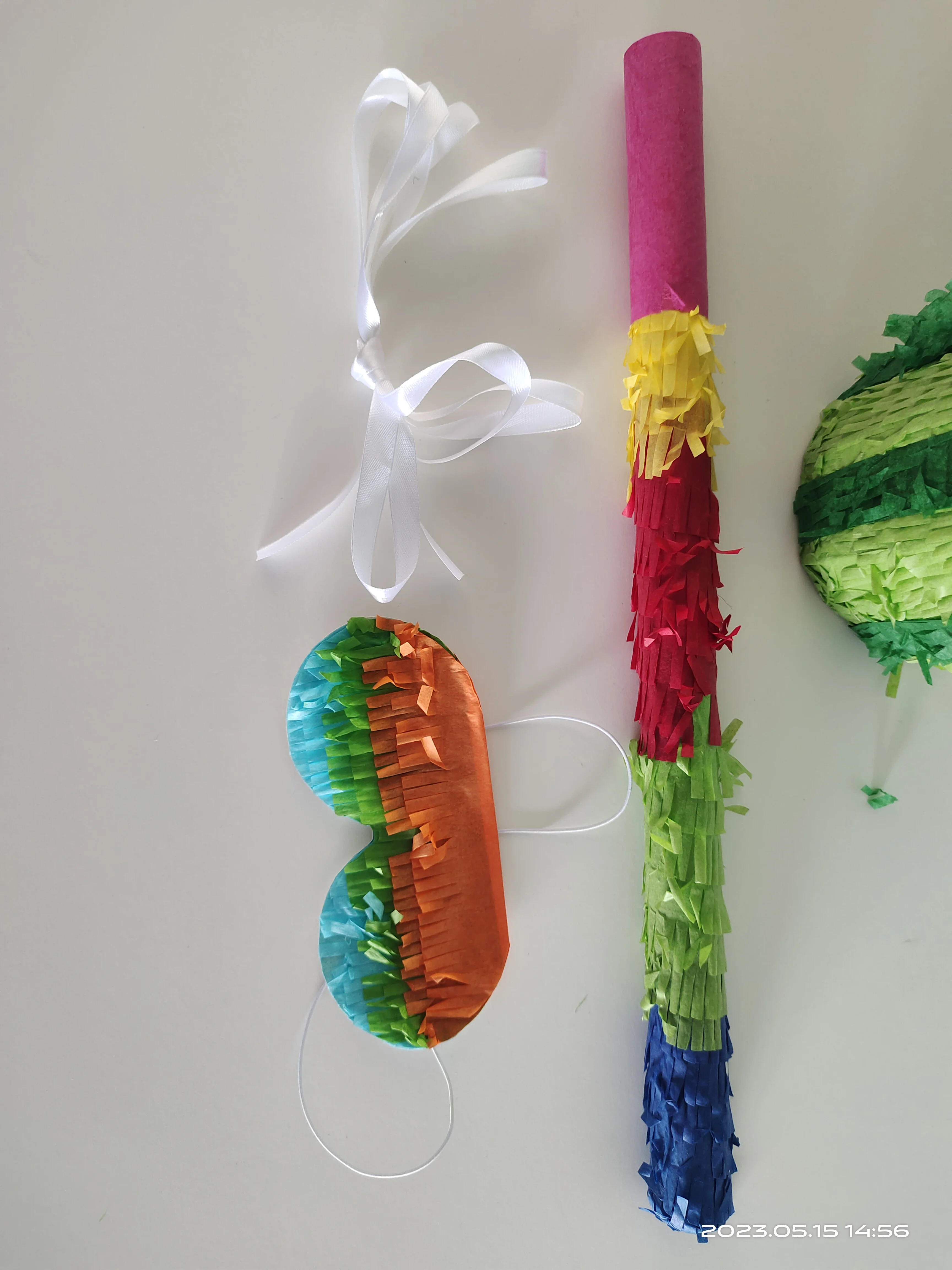 1Set/BOX  Cactus Pinata with Blindfold Bat Piñata Fiesta Cactus Pinata for Birthday Party, Mexican Carnivals Festiva