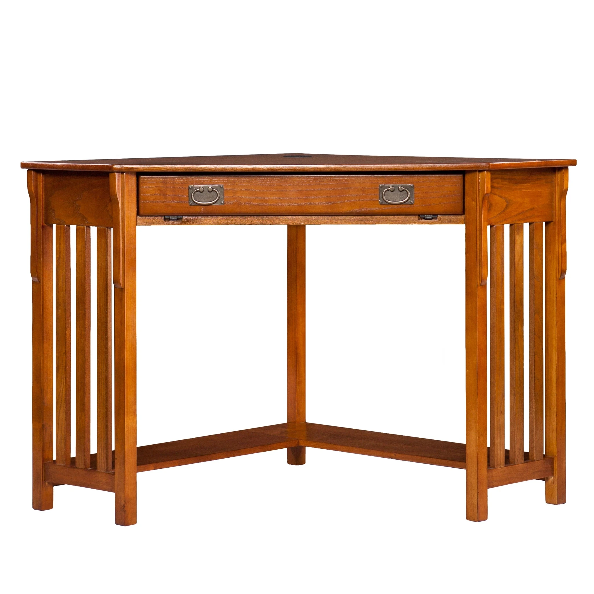 #Small Executive Corner Computer Desk Table Home Office Desk