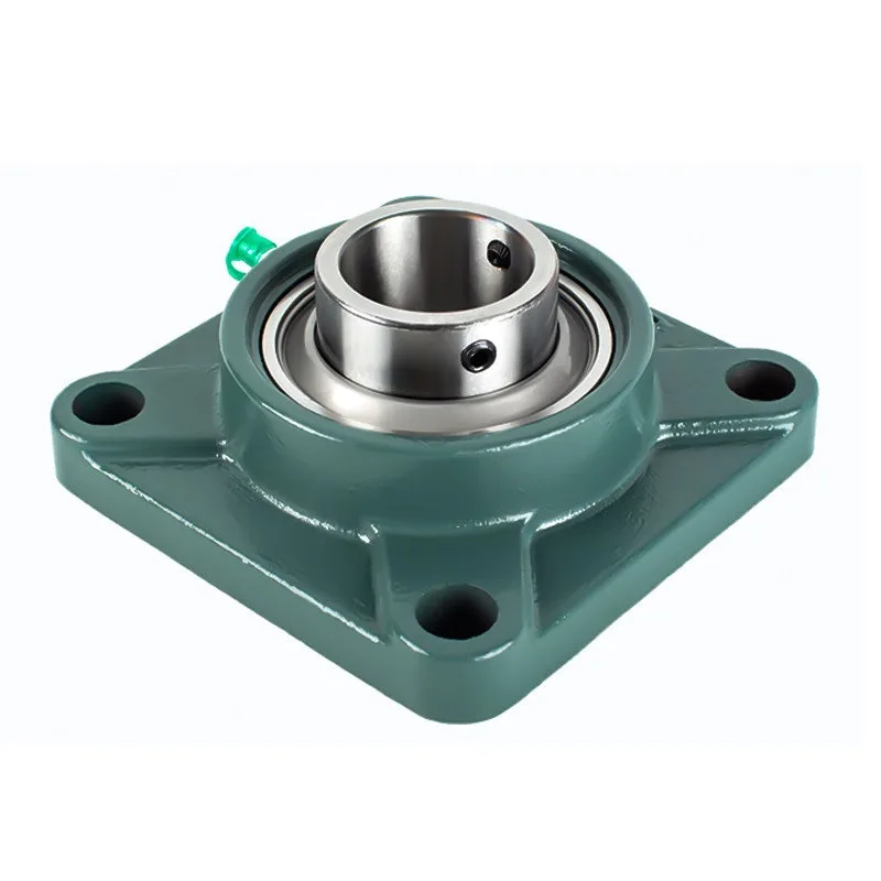 UCF Square Flange Mounted Bearing Outer Spherical Insert Unit For Farm And Conveyor Machinery