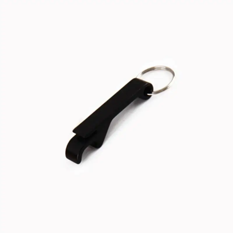 Portable Beer Bottle Opener Keychain Mini Pocket Metal Beverage Bottle Opener Custom Logo Promotional Gift Personalized Giveaway