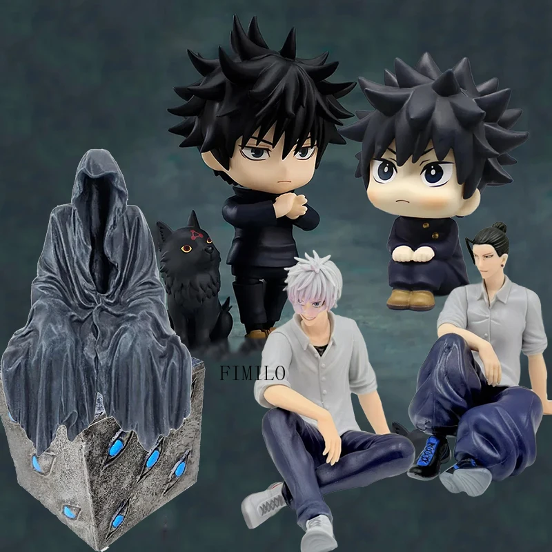 

Anime Gojo Figurine Look Up Geto Jujutsu Kaisen Prison Realm Figure 1506# Fushiguro Megumi Action Figure Dementor Mysterious Toy