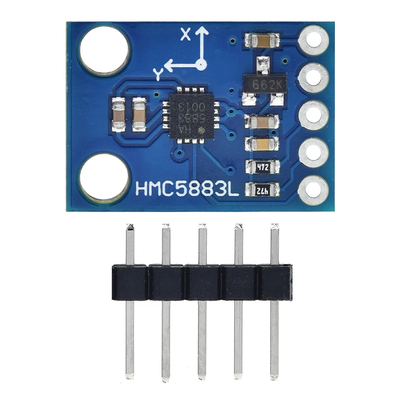 TZT GY-273 3V-5V QMC5883L Triple Axis Compass Magnetometer Sensor Module Three Axis Magnetic Field Module For Arduino