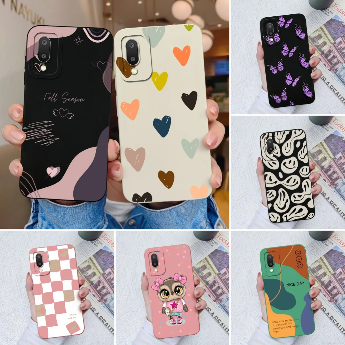 For Samsung Galaxy A02 A02S M02 M02S Phone Case Camera Protection Soft Liquid Silicone Back Cover For Samsung A M 02 S TPU Shell