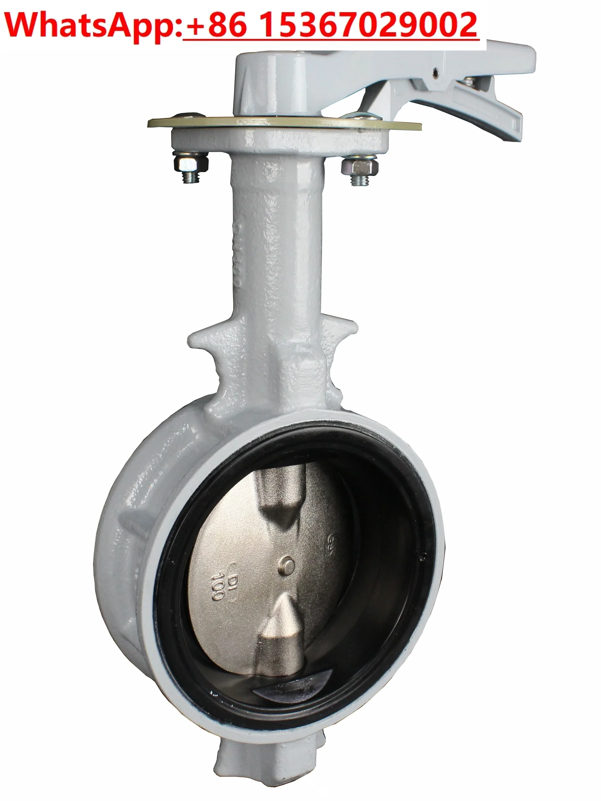 KITZ Kitazawa التوربينات فراشة صمام G-PN16DJ شفة المشبك ، مقبض صمام الفراشة PN16DJ DN100 #2