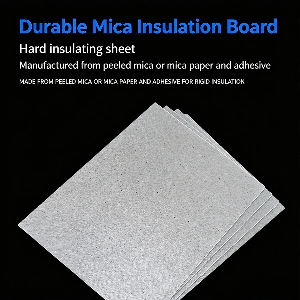HP-5 Mica Sheet 0.2-3mm Heat Resistant Insulation Plate 200x300mm Electrical Thermal Barrier Mold Heat Shield