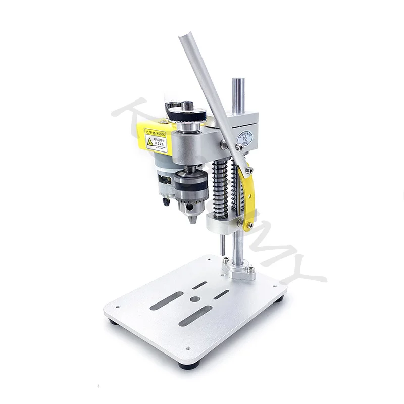 Precision Mini Drill Press CNC Table Drilling Polishing Machine Portable Benchtop Driller Metal Jade Wooden DIY Crafts Tool