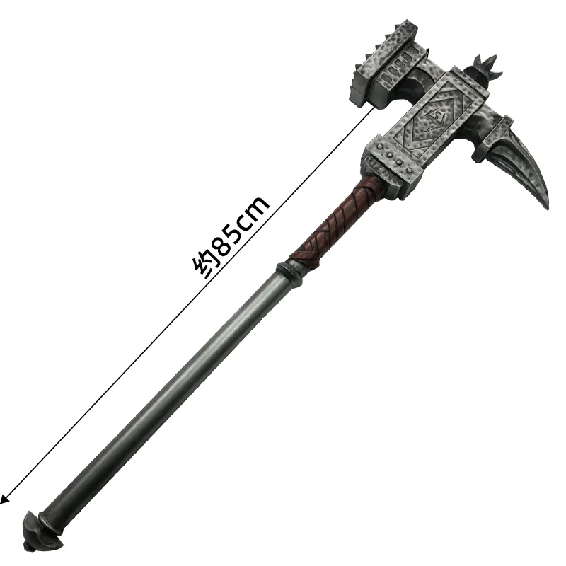 Cosplay 1:1 Melee hammers War Beast Elf Sword Weapon Dragon Scale Sword Skybreaker sword Role Playing Cos Safety PU Weapon Toy