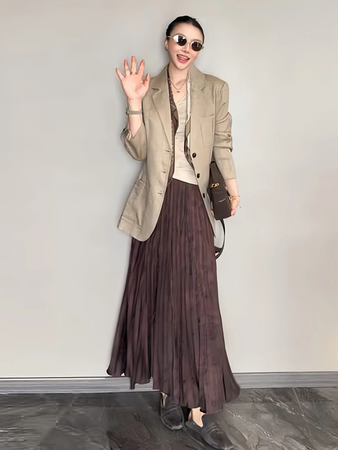 Linen Cotton Casual Women's Suit Jacket 2026 Spring Summer New Style Simple Match All Leisure Commute Interview Office Party