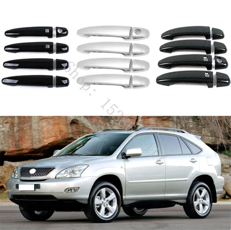For Lexus RX300 RX330 RX350 RX400h XU30 2003-2006 ABS Door Handle Cover car door handle protector trim Overlay Molding Garnish