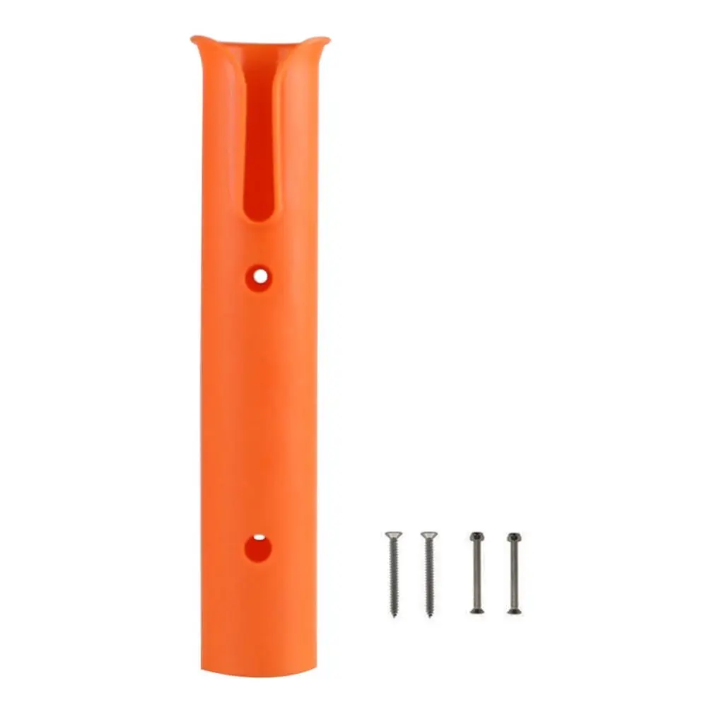 

Fish Tackle Side Mount Fishing Rod Rack Portable Durable Fishing Pole Holders Lightweight with Screw Pole Tube Bracket Marine