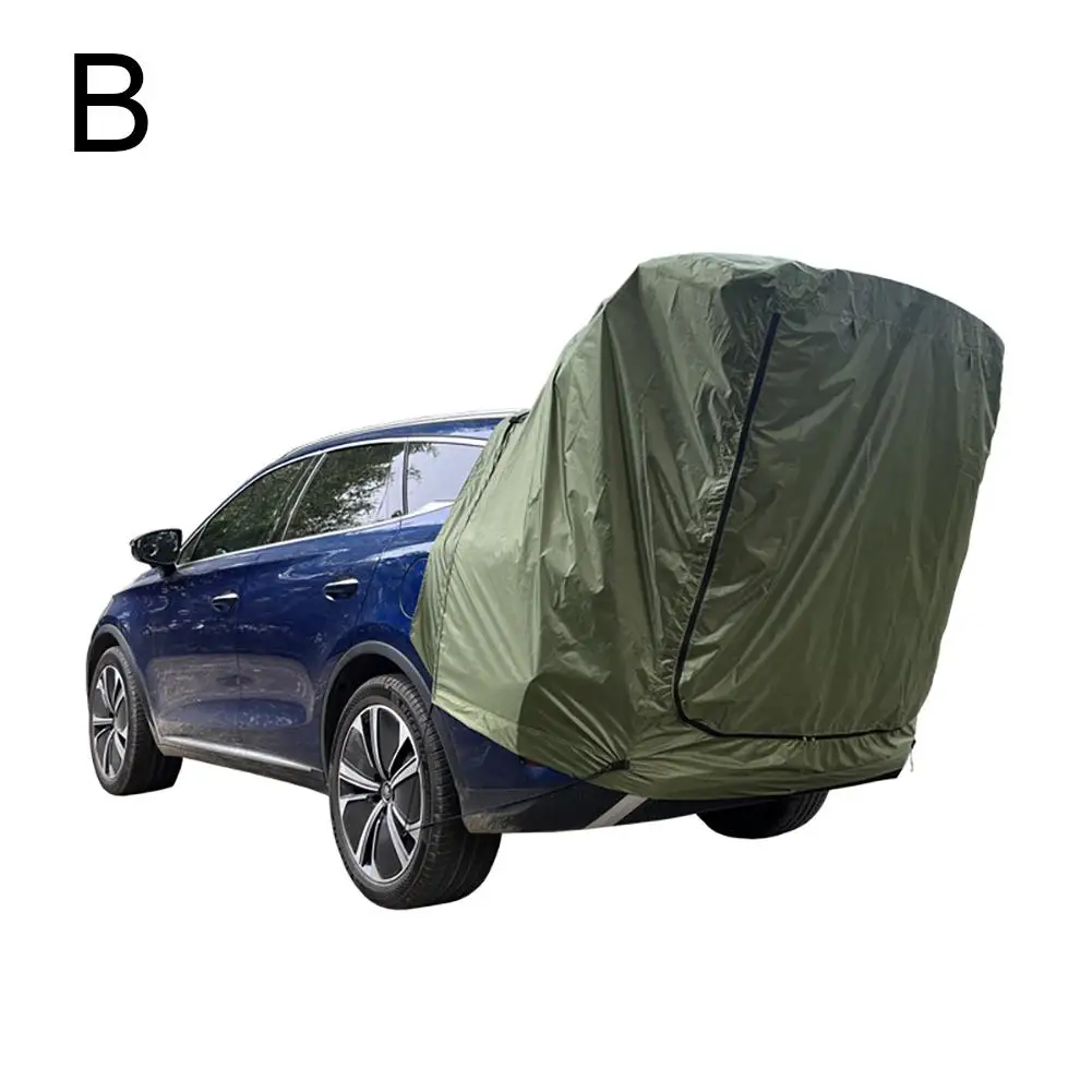 

1SET Camping Tent SUV Cabin With Awning Large Space Car Tail Tent Multifunction Roof Extension Sunshade