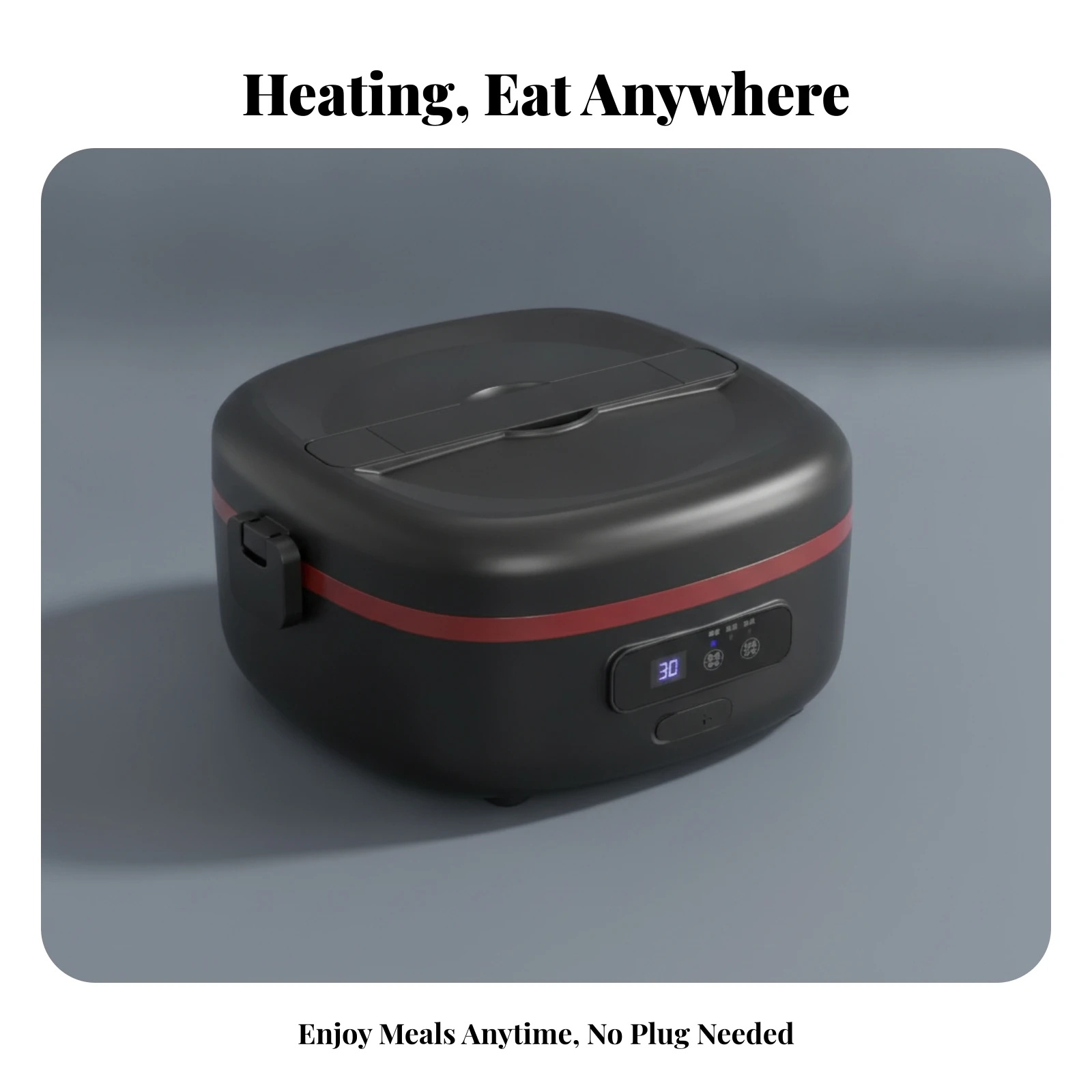 Electric Lunch Box Latching Co - огляд і ціна Portable Food Warmer
