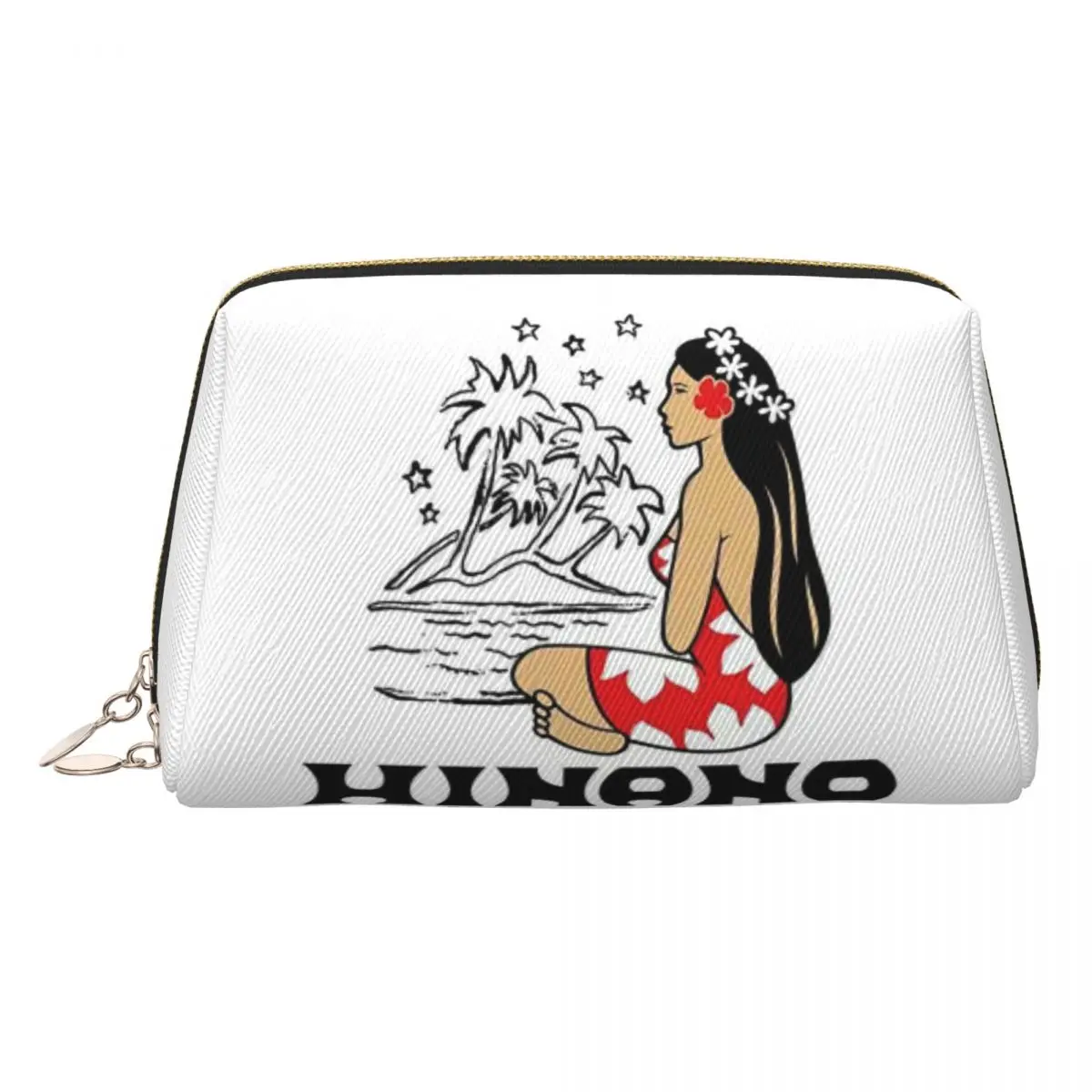 Hinano Tahiti Women Cosmetic Bags Travel Makeup Organizer Pouch Toiletry Storage Dopp Kit Case