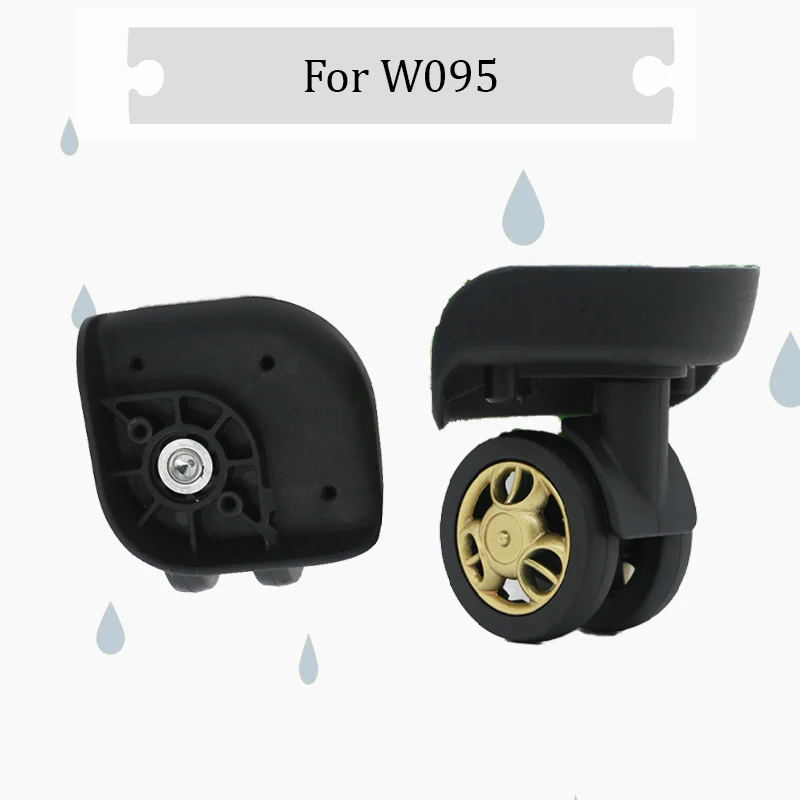 

For W095 Universal Luggage Wheel Replacement Parts 360° Swivel Luggage Wheels Durable Travel Case Wheels