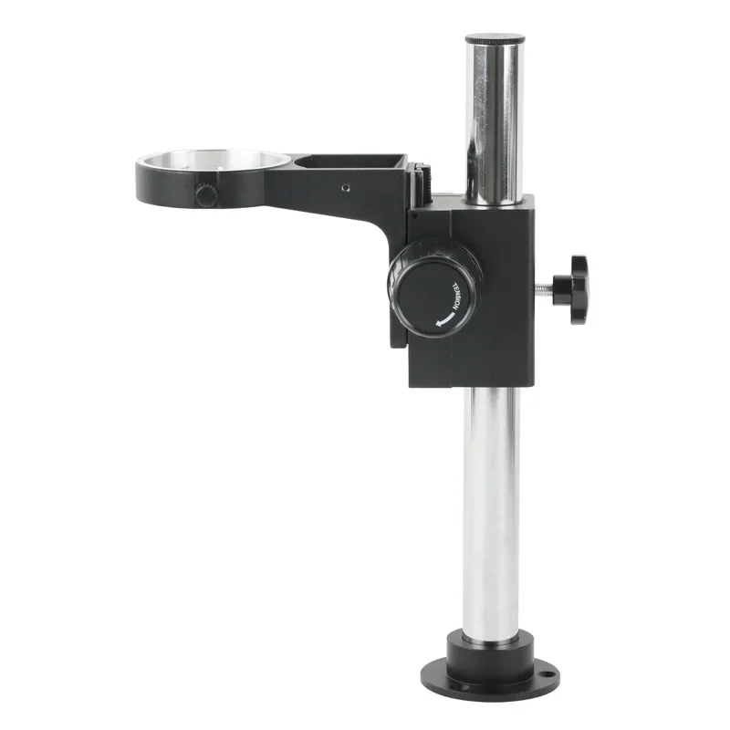 76mm Focusing Holder 32mm Metal Pillar Microscopio Stand Benchtop Base Bracket For Binocular Trinocular  Stereo Microscope