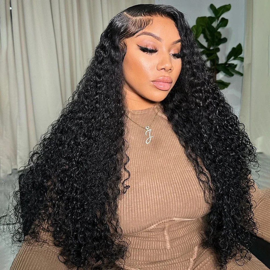 

4x4 Deep Wave 7x5 HD Transparent Brazilian For Women Glueless Wig 13x4 Lace Front Wigs Human Hair Ready To Wear Lace Frontal Wig