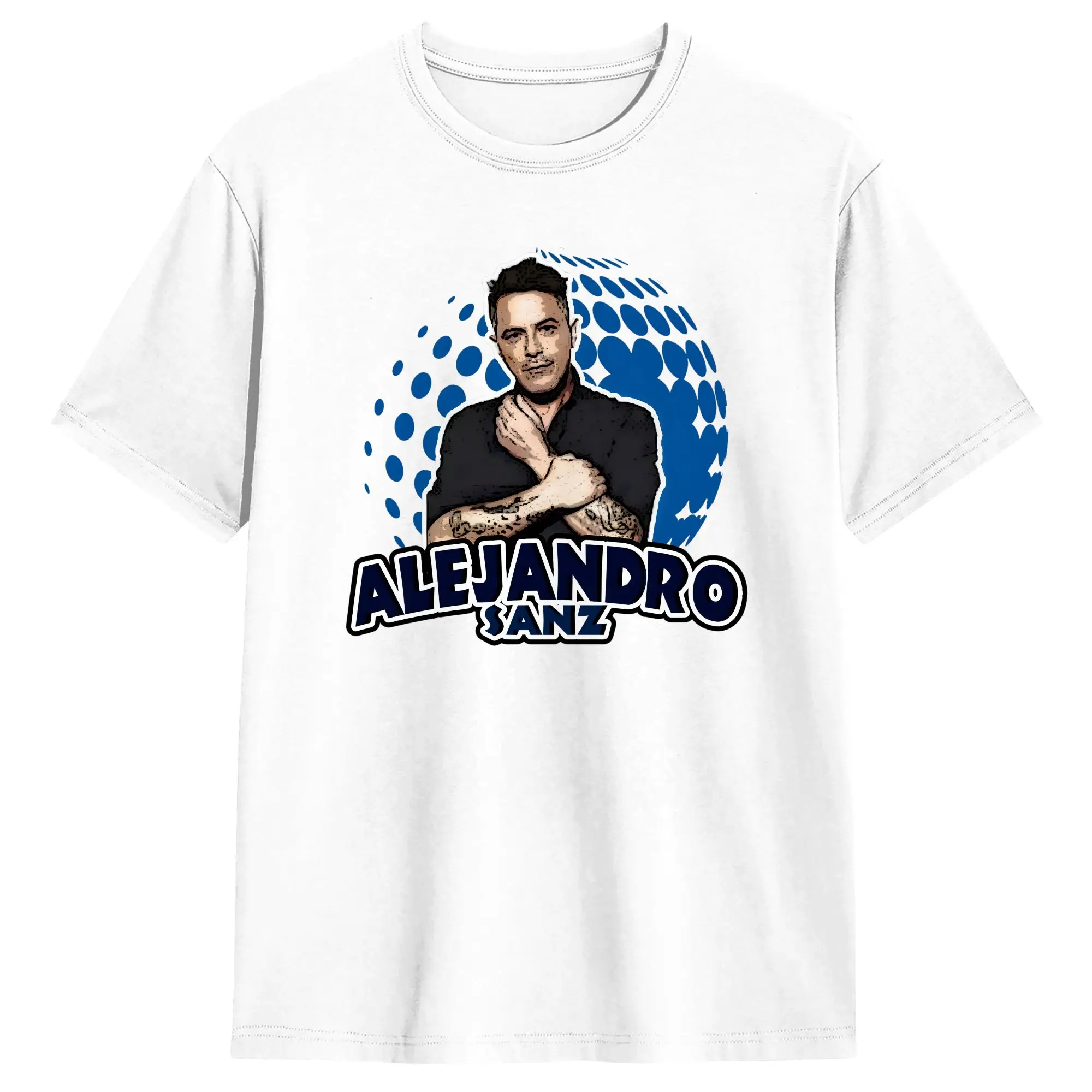 Casual Alejandro Sanzs T-Shirts Men Round Neck 100% Cotton T Shirt Spanish 2026 Tour Short Sleeve Tees Summer Tops