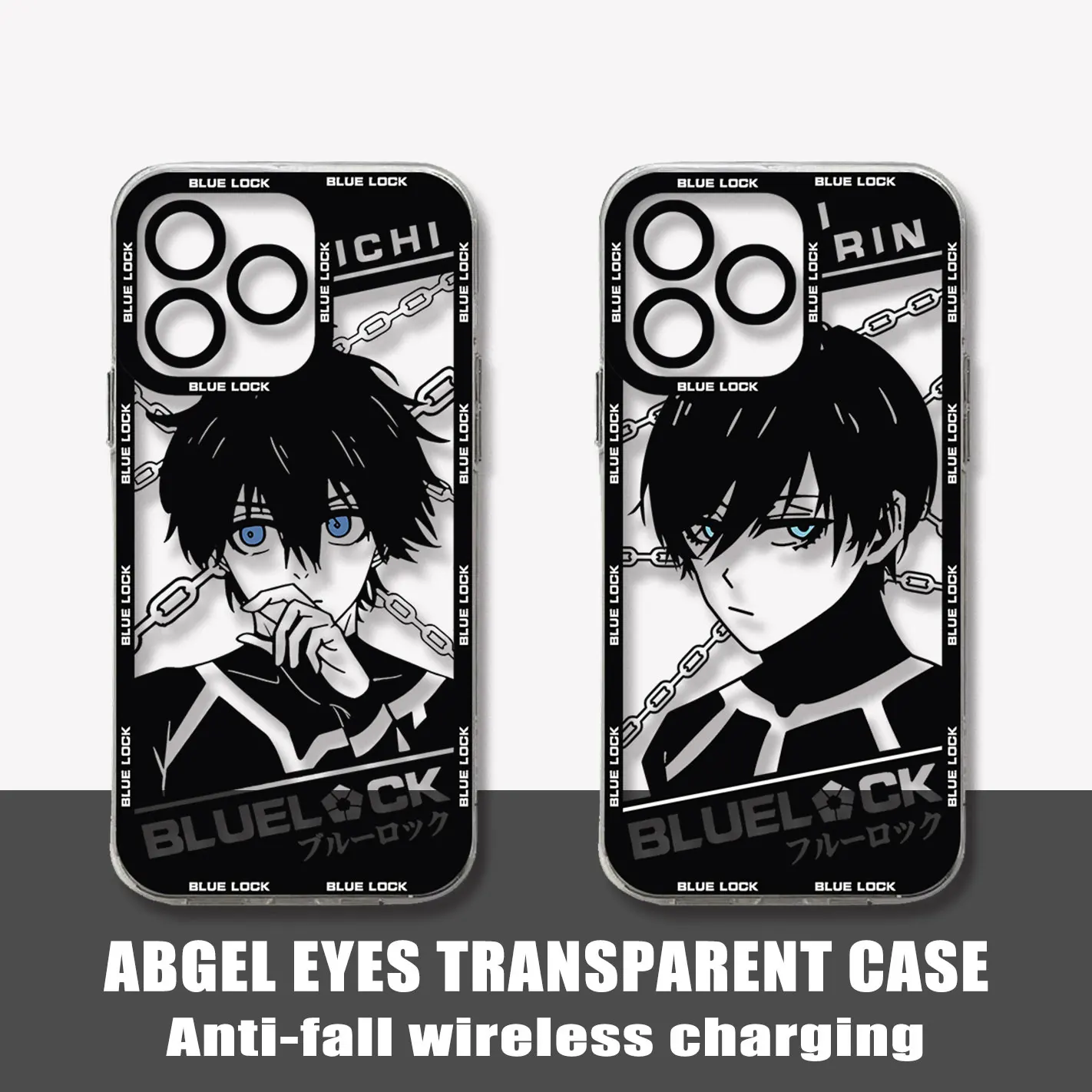 Japan Anime Blue Lock Phone Case For iPhone 15 14 13 12 Mini 11 Pro Max X XR XS 7 8 SE 2020 Plus Soft Silicone Transparent Cover