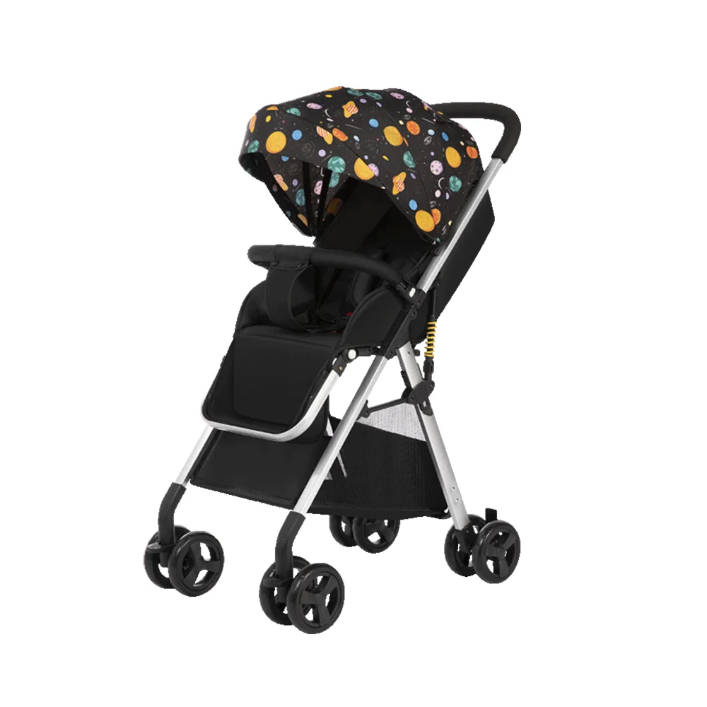 Coches Para Bebes عربة فولاذية قابلة للطي للأولاد والبنات ، كرسي دفع للأطفال الصغار ، عربات أطفال بوزن