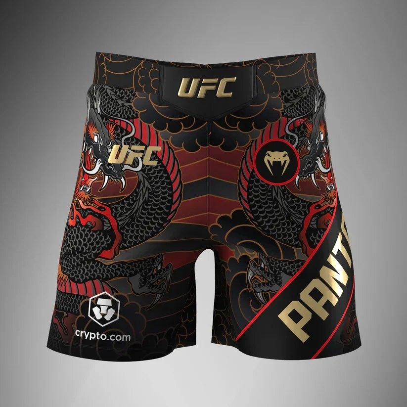 

Spring And Summer Hot Selling Alexandre Pantoja Ufcchampion Authentic Fight Night Shorts, Men's And Women's Plus Size Shorts