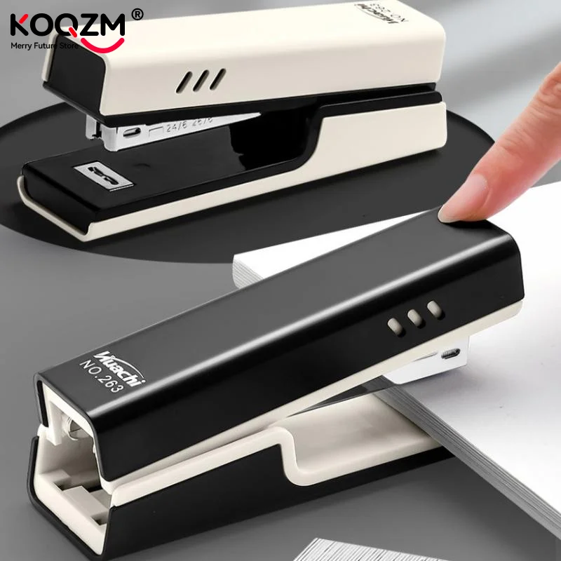 Use 24/6 26/6 Staples Stapler Large Size Labor-saving Long Stapler Effortless Bookbinding Machine Office School
