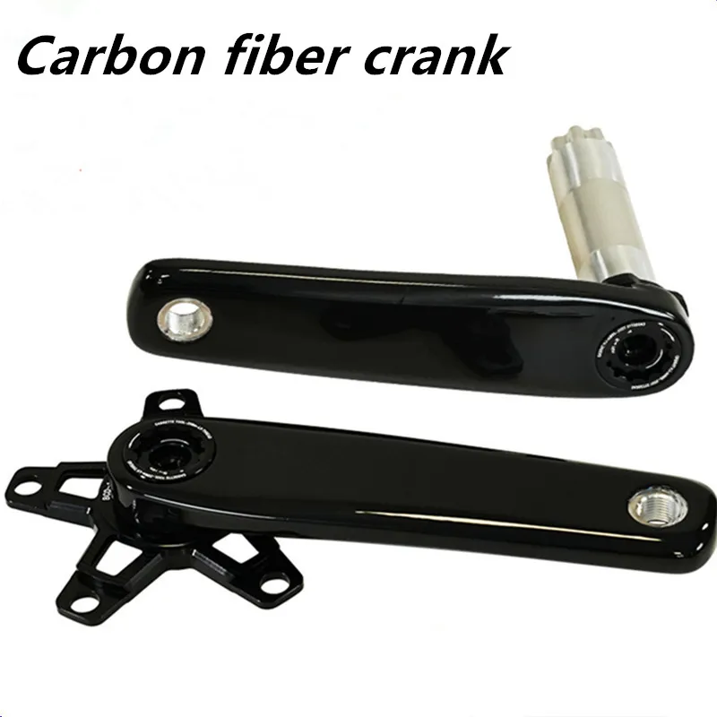 

Carbon Fiber Crank 162.5/165/167.5/170/172.5/175 Bicycle Crankset For BCD 110 Chain Line 43.5 Axis 28.99 DUB Crankset