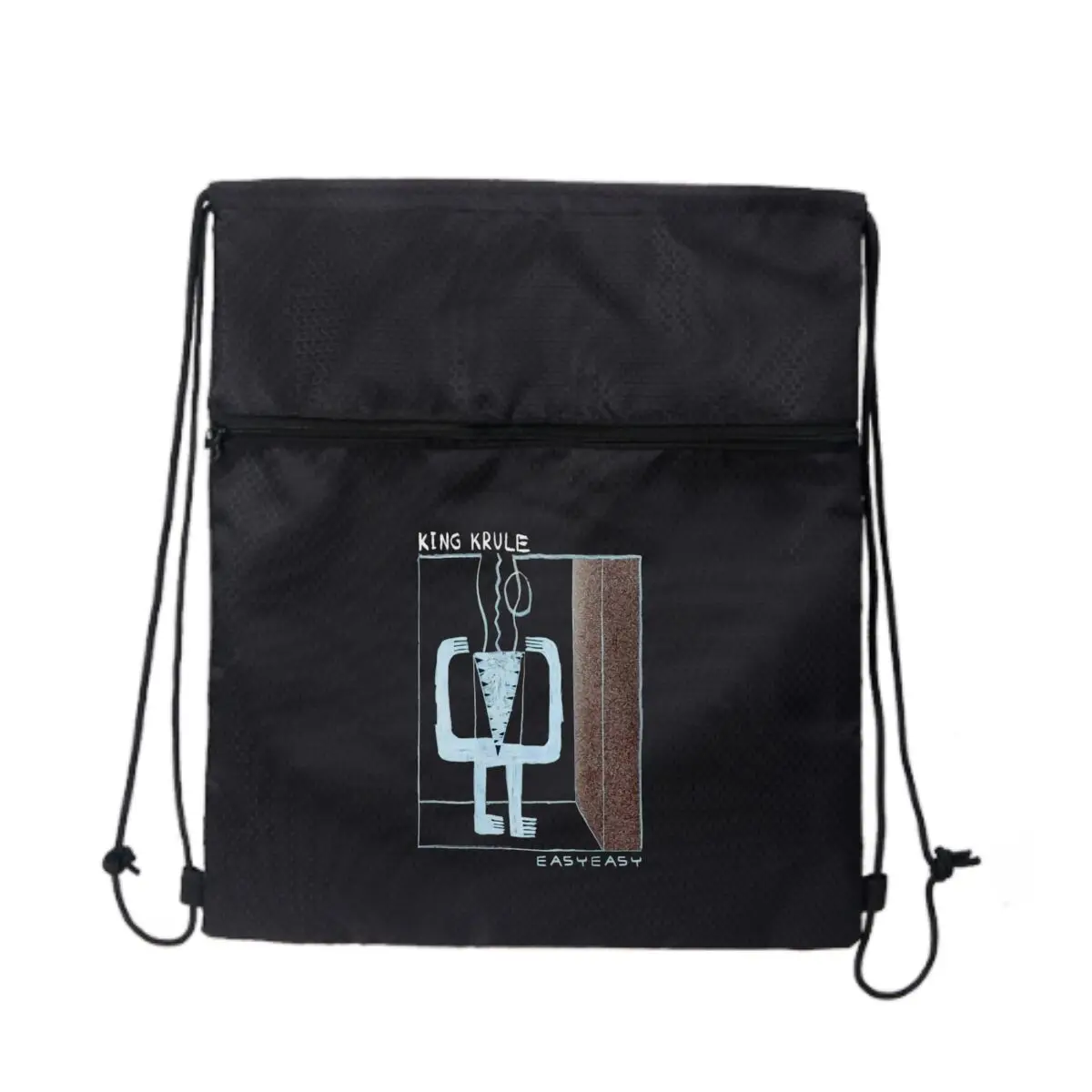 

King Krule Easy Easy Graphic Уличная сумка на молнии на шнурке: смелые принты для городского стиля