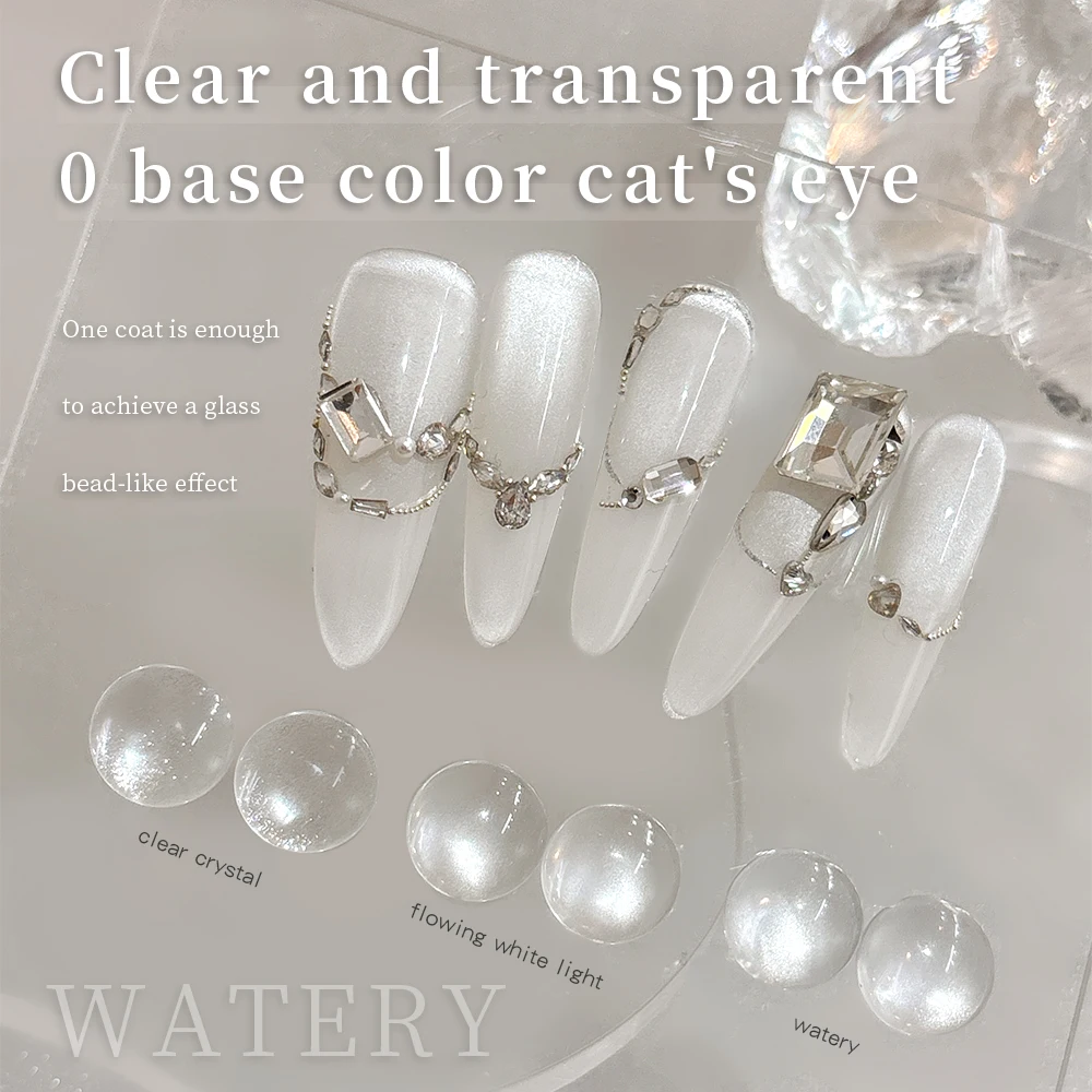 12 ml helles weißes Gel zum Polieren, feines Flash-Katzenauge, UV-Gel, Einweichen, semi-permanenter Nagellack, DIY-Nagelkunst für Zuhause