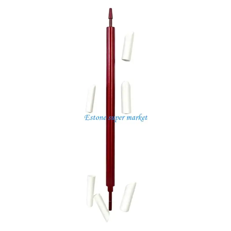 090B Panel Line Cleanup Tool, Double Ended Model Cleaning Swab Pen with Aluminum Handle for Paint Care and Detail Work