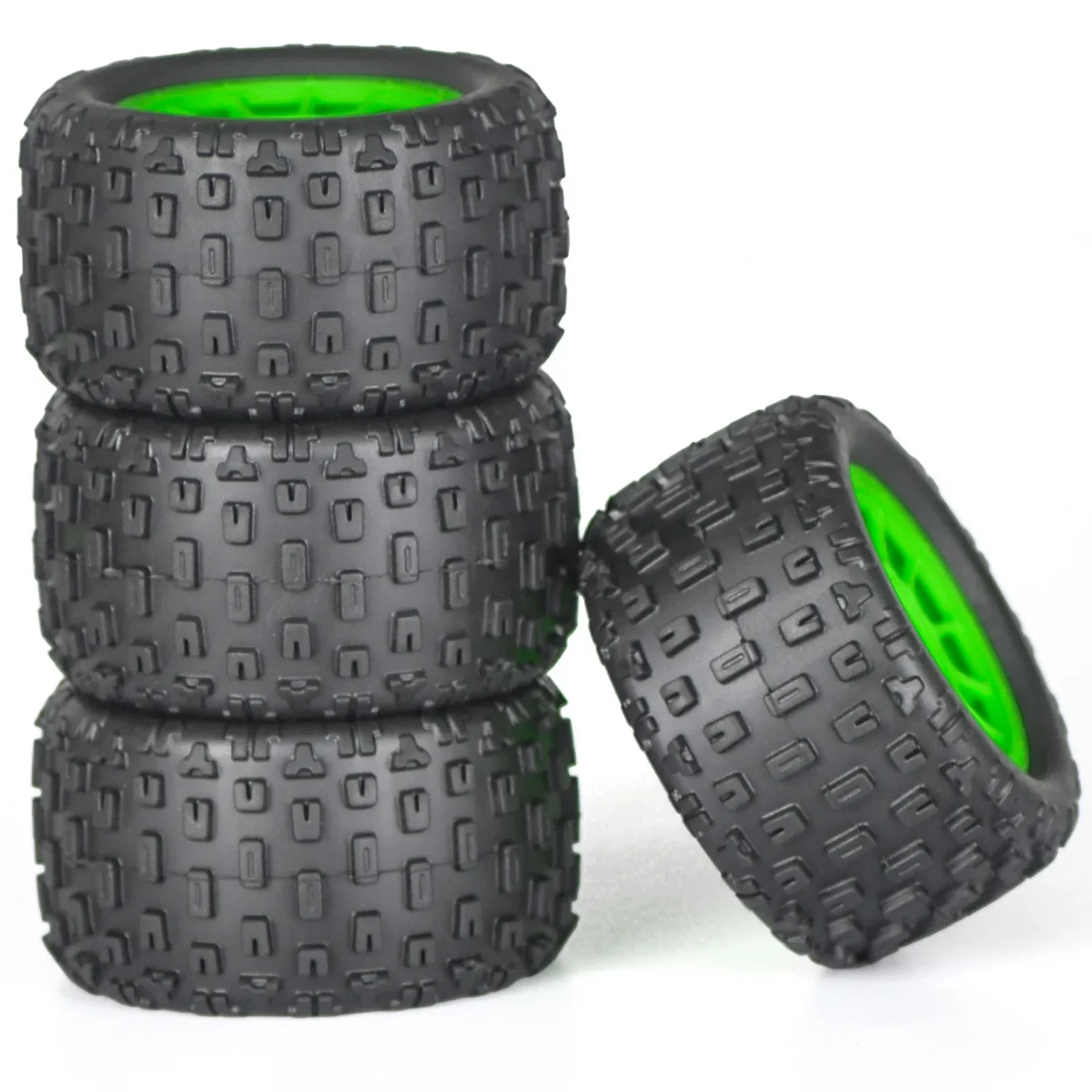 4 шт., 74 мм, резиновая шина, 12 мм, шестигранная шина для Arrma 1/18, Granite Grom Typhon GROM, детали для обновления радиоуправляемого автомобиля, аксессуары