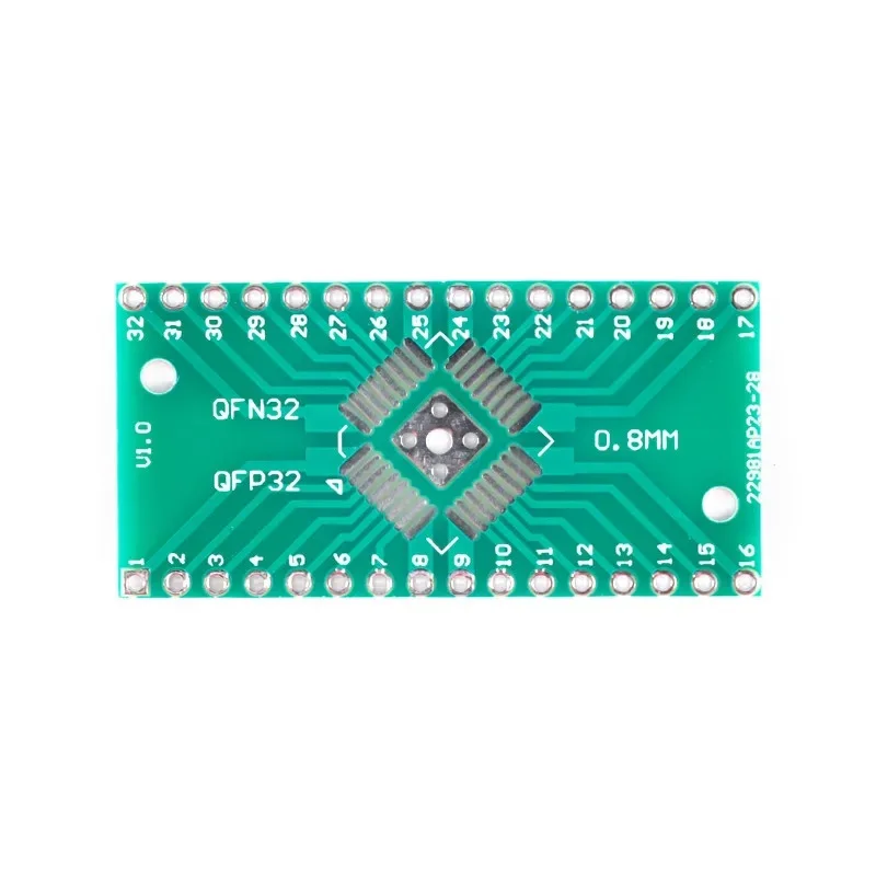 QFP32TurnDIP32 EQFPSwitchboard Rozstaw pinów 0,8 mm Filtrowanie odsprzęgania