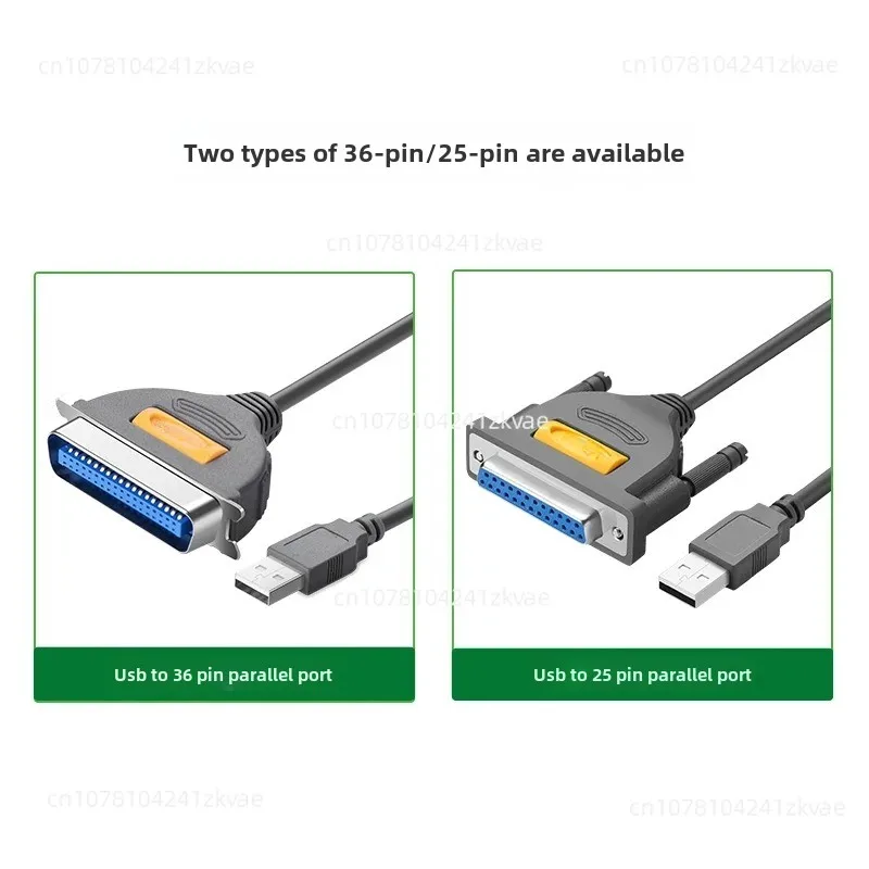 USB to parallel port printing cable db36/25 pin USB to LPT old style printer computer serial port conversion cable