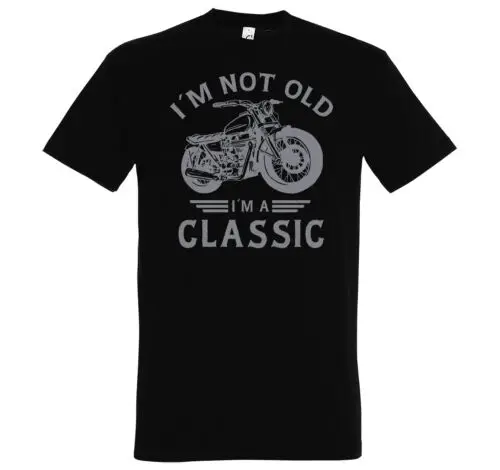 Youth Designz Herren T-Shirt Bike Old Classic Biker Gang Motorrad Zweirad Fahren