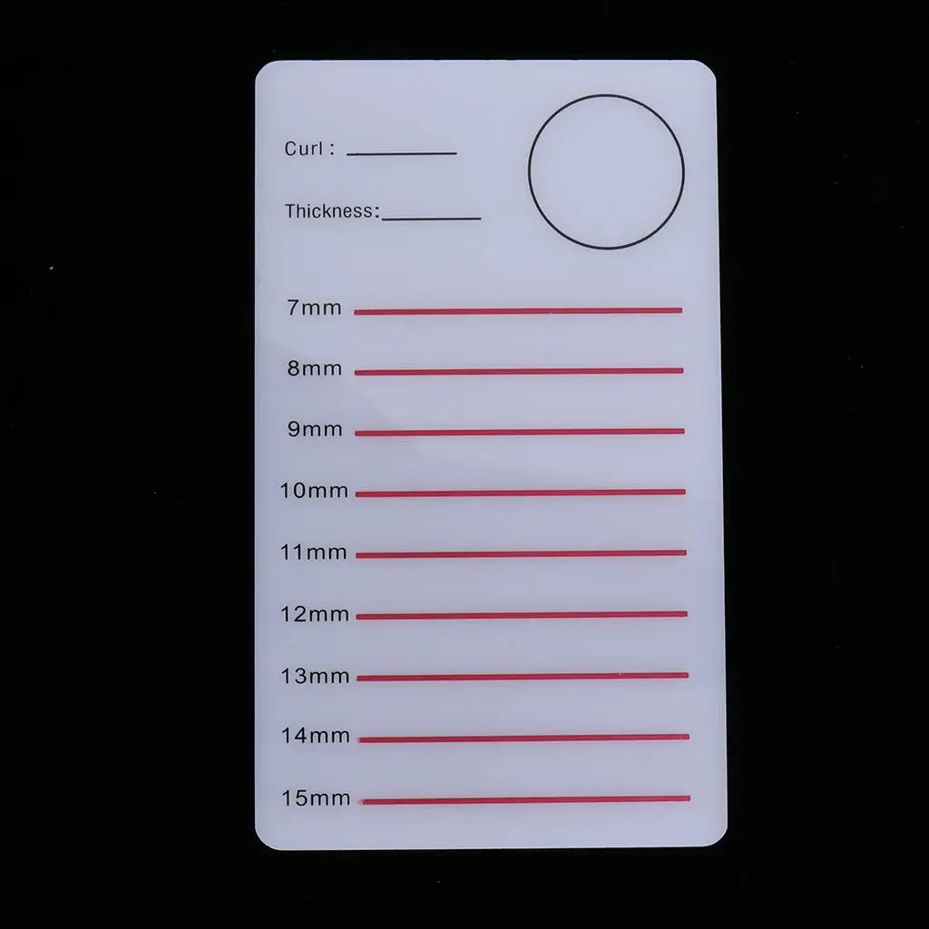 1 pièces r faux faux cils support support Pad cils Extensions colle palette support carte outil plaque conseil plaque