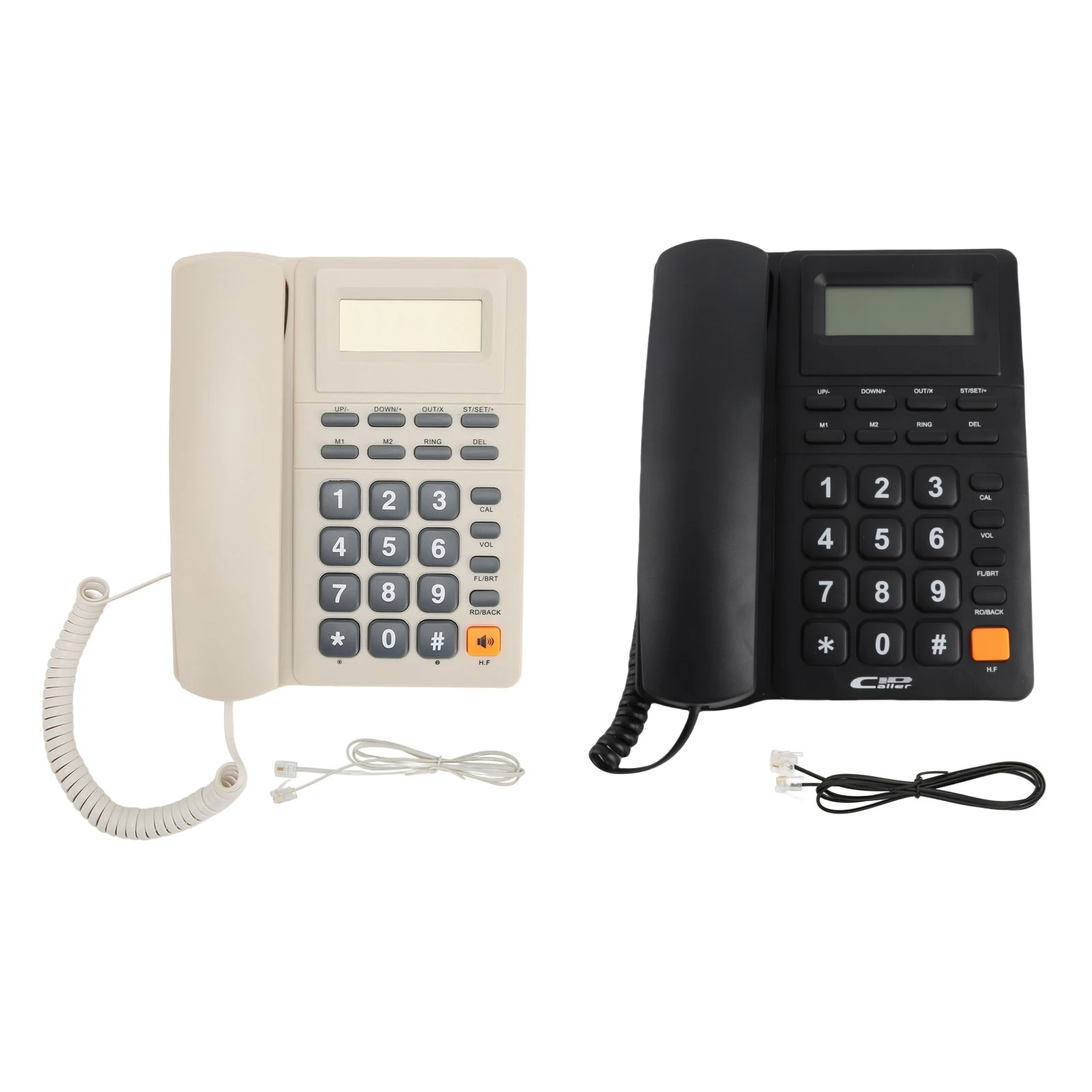 Corded Landline Telephone Last Number Redial Corded Phone Mute Function Speed Multifunction Caller ID Display for