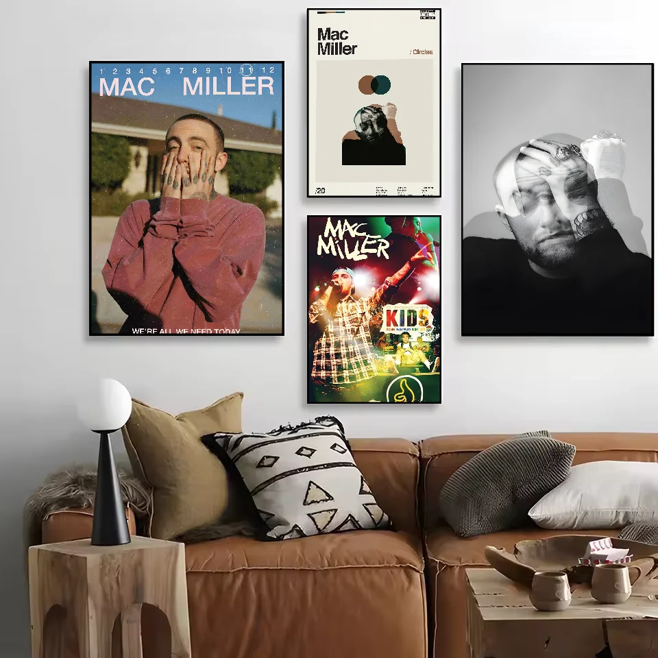 Singer M-Mac Circles Miller Classic Poster HD Art Sticky Wall Waterproof Home Living Room Bedroom Bar Aesthetic Decoration