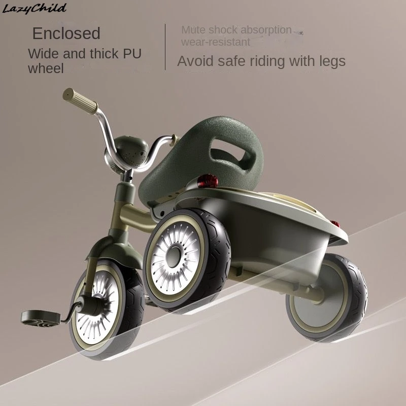 Nieuwe Kinderen Driewieler Fiets Fiets 1-5 Jaar Oud Baby Opvouwbare Jongens Meisjes Speelgoed Auto Triciclo De Passeio Infantil