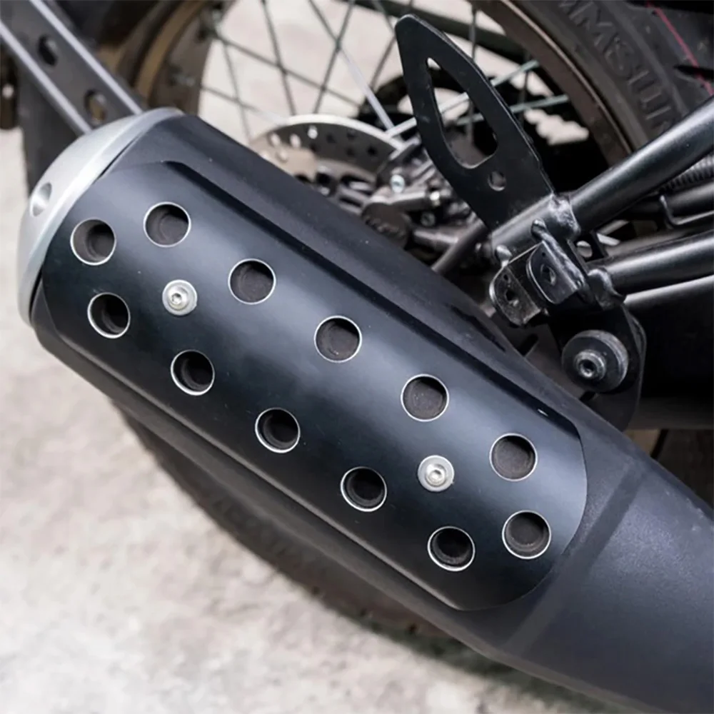 MTKRACING Exhaust Pipe Cover For YAMAHA XSR155 2019-2024  Motorcycle Exhaust Pipe Heat Shield Guards Cover Heel Guard Protection