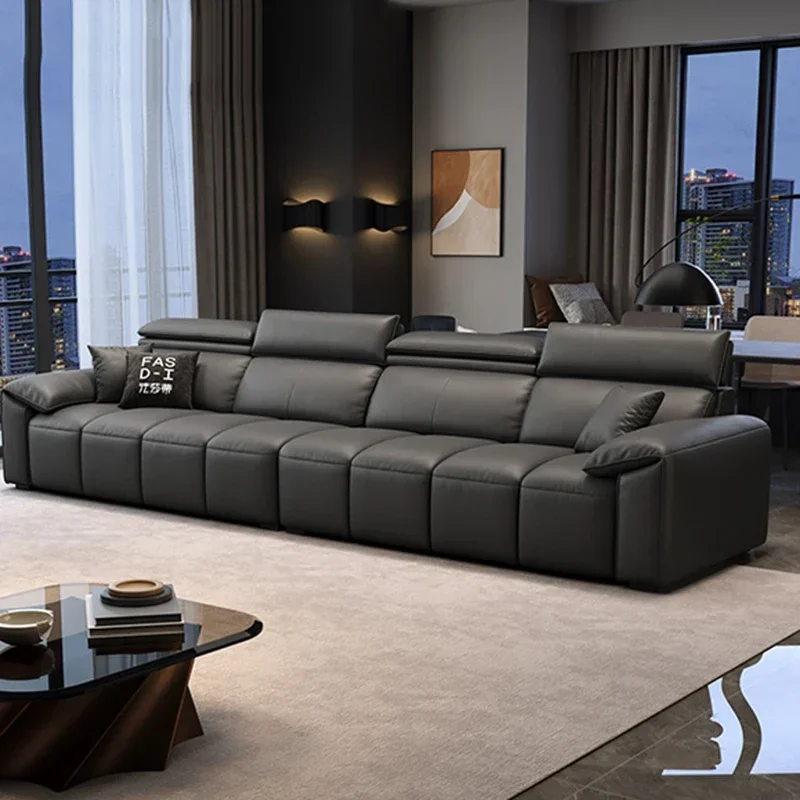 

Trendy Luxury Living Room Sofas Minimalist Recliner Armchair Leather Living Room Sofas Office Divano Entrance Hall Furniture