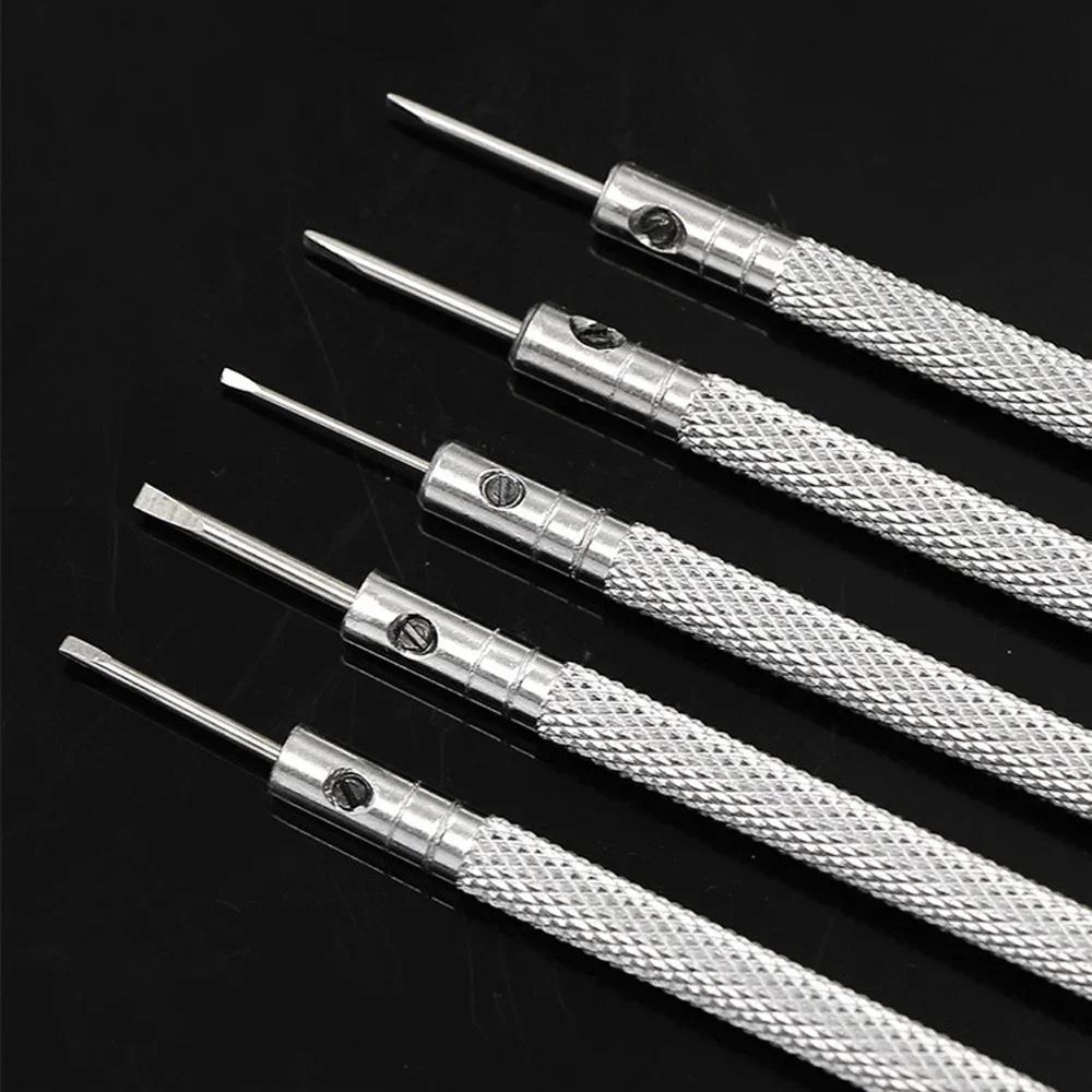 طقم مفك براغي من الفولاذ المقاوم للصدأ ، خفيف الوزن ، ناعم ، مدمج ، محمول لماكينة الحياكة ، عملي #6