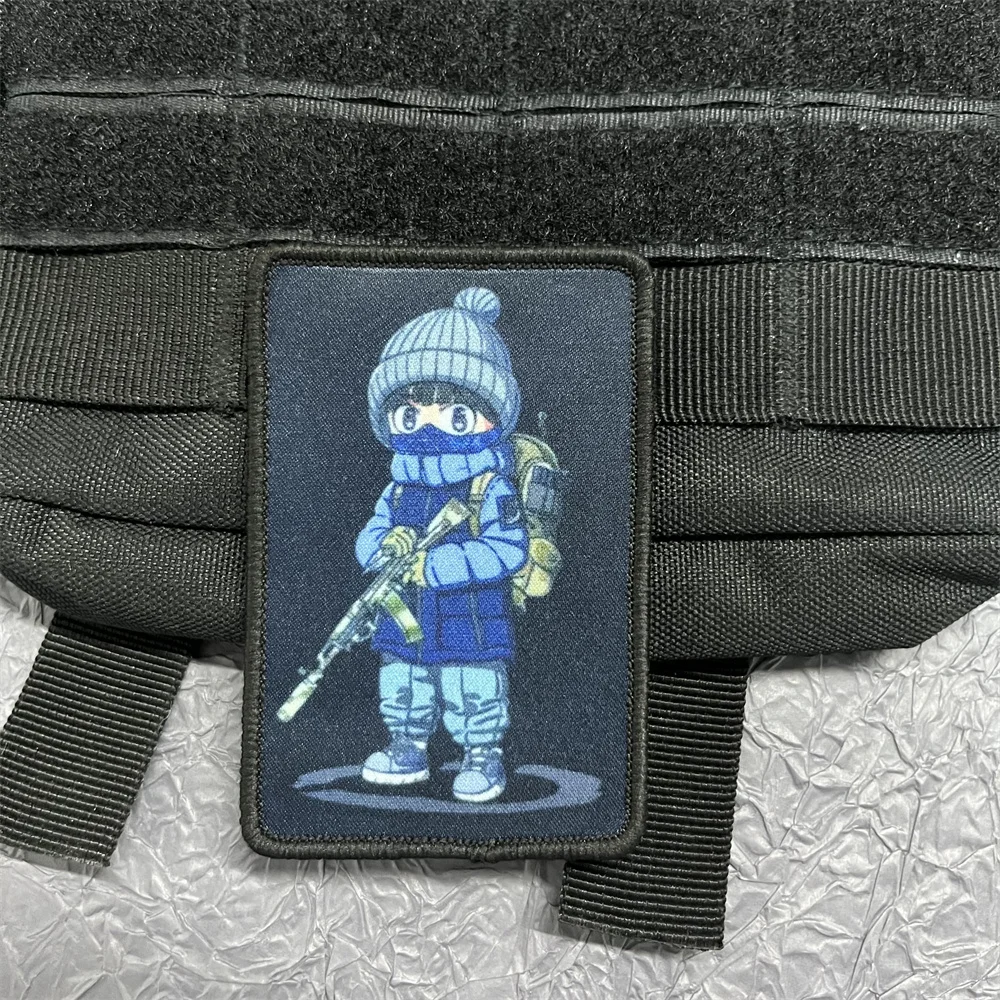 Real Special Forces Printed Stickers for Clothes Hook and Loop Patches Backpack Military Tactical Patch Outdoor Equipment Emblem