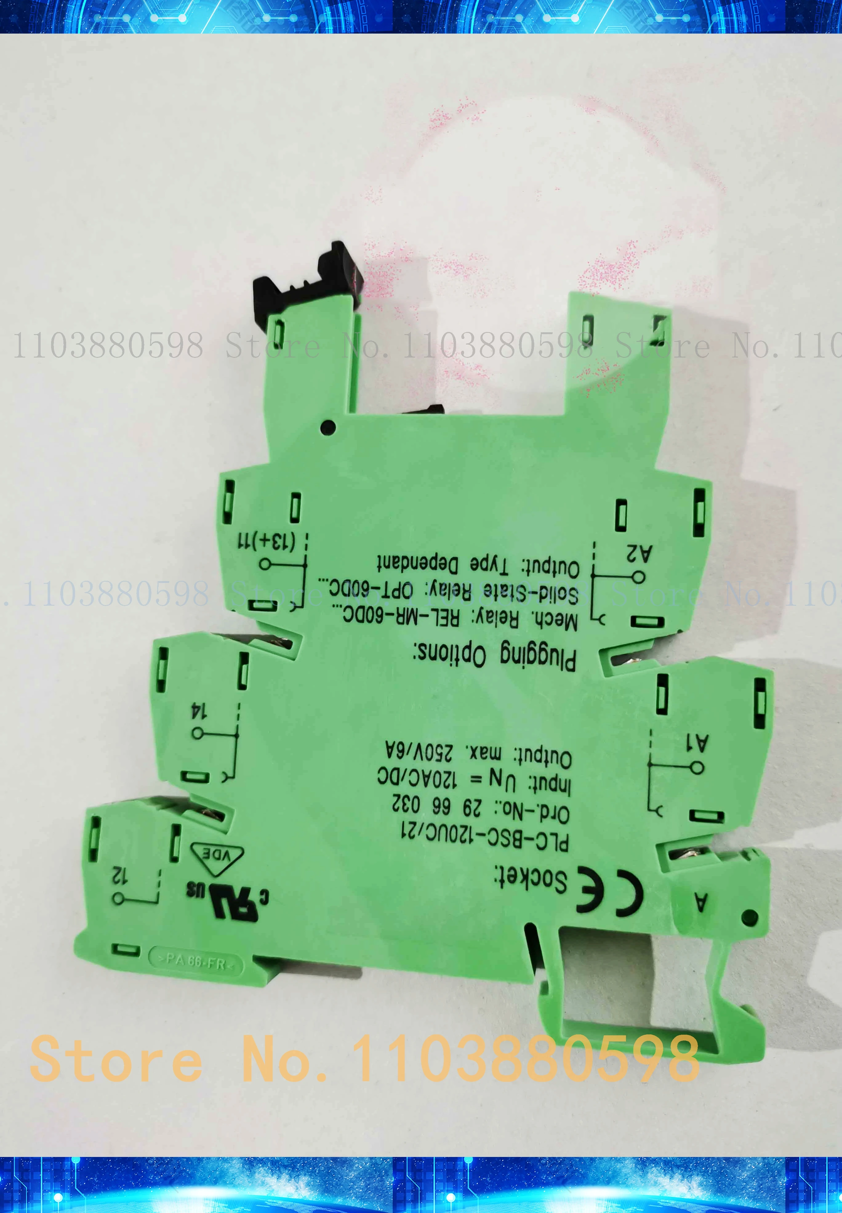 PLC-BSC-120UC/21 relé NO.2966032 a base