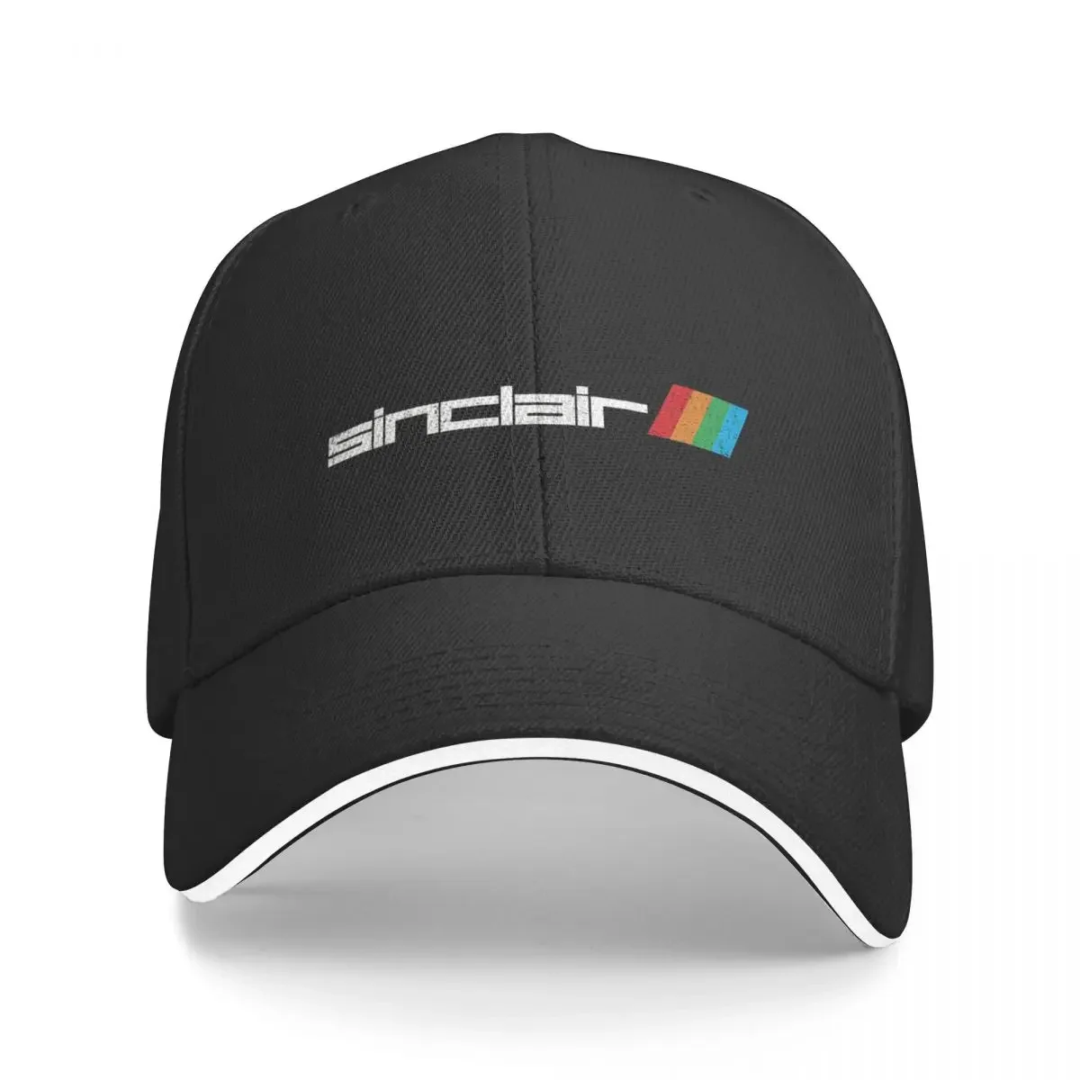 Sinclair (ZX Spectrum) Retro Video Game Company Logo with Weathered Effect Baseball Cap Golf Hat Hats For Women Men's