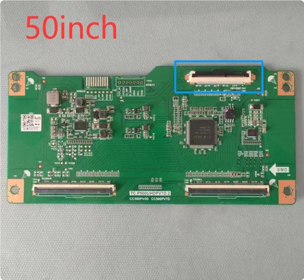 Original 50D7UK logic board TC. P500UHDPV7D. 2 CC500PV5D CC500PV7D