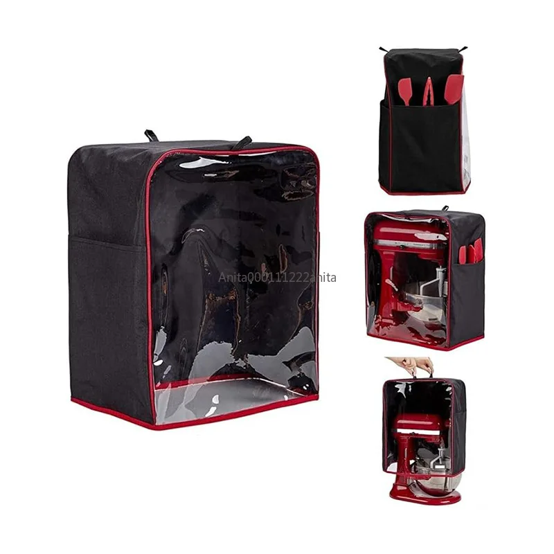 

Компактный чехол для хранения 35*24*45 см, пылезащитный чехол, долговечная защита, несколько карманов для хранения, организованная кухня