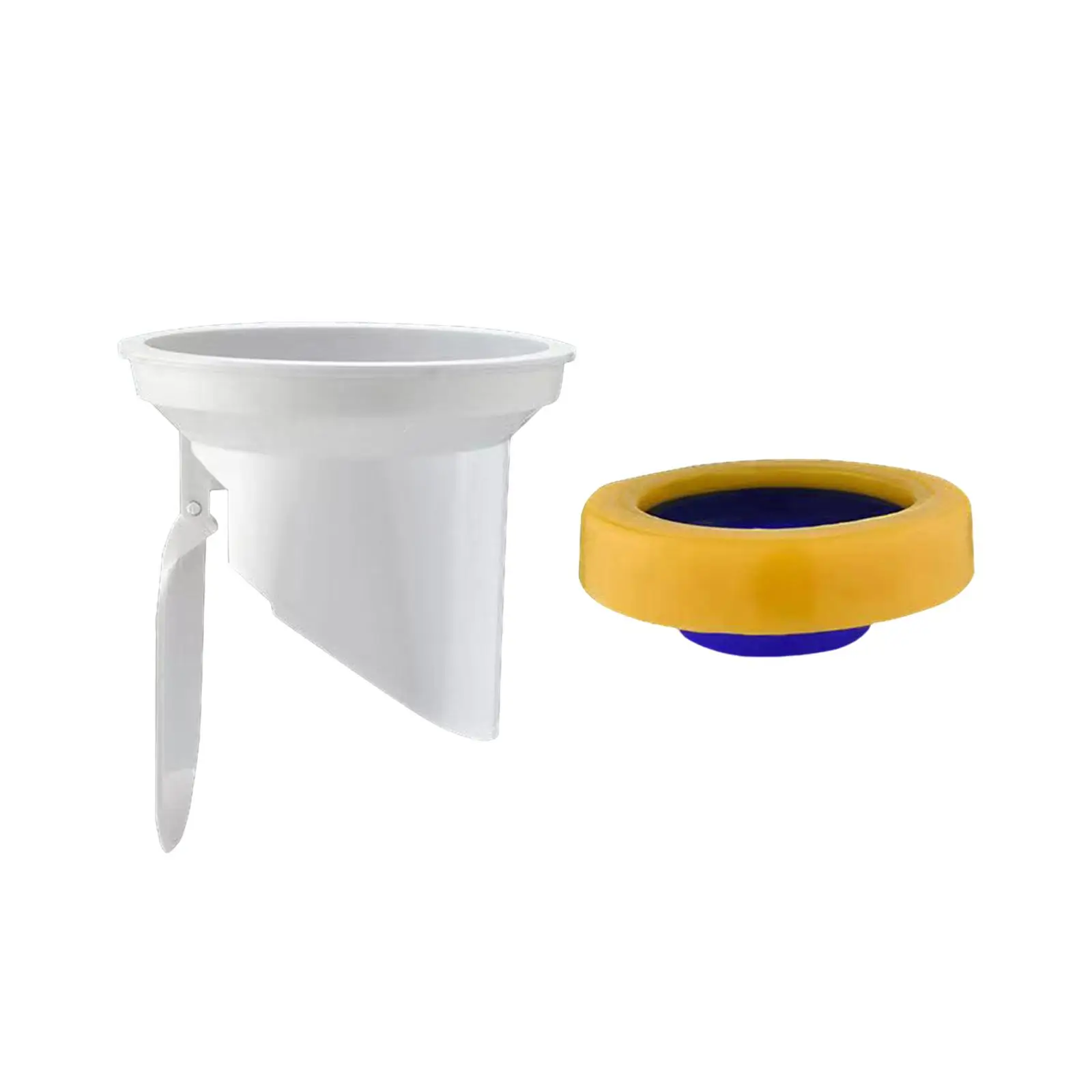 Toilet Flange Ring Easy Install Anti Blocking Fast Drainage Durable Stopping Odor Plug Odor Prevent Plug Odor Blocking Device