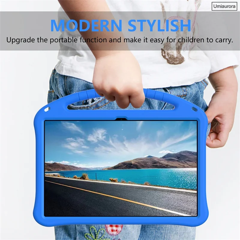 For Samsung Tab S8 S9 S10 S11 Ultra 14.6 inch SM-X930 X936B X920 X910 Kids Portable Shockproof EVA Foam Tablet Case Stand Funda 4