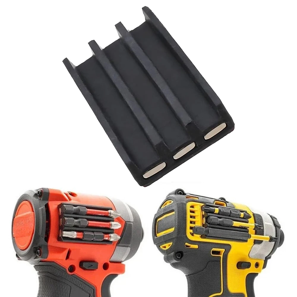 

Magnetic Batch-head Holder Magnetic Bit Holder Screwdriver Bits Holder for for Impact Drivers Drills
