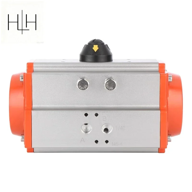 HLH AT32/52/63/75/83/92/105/125/140/160/190/210/240 Rotation Angle 90° AT Air Pneumatic Butterfly Ball Valve Actuator