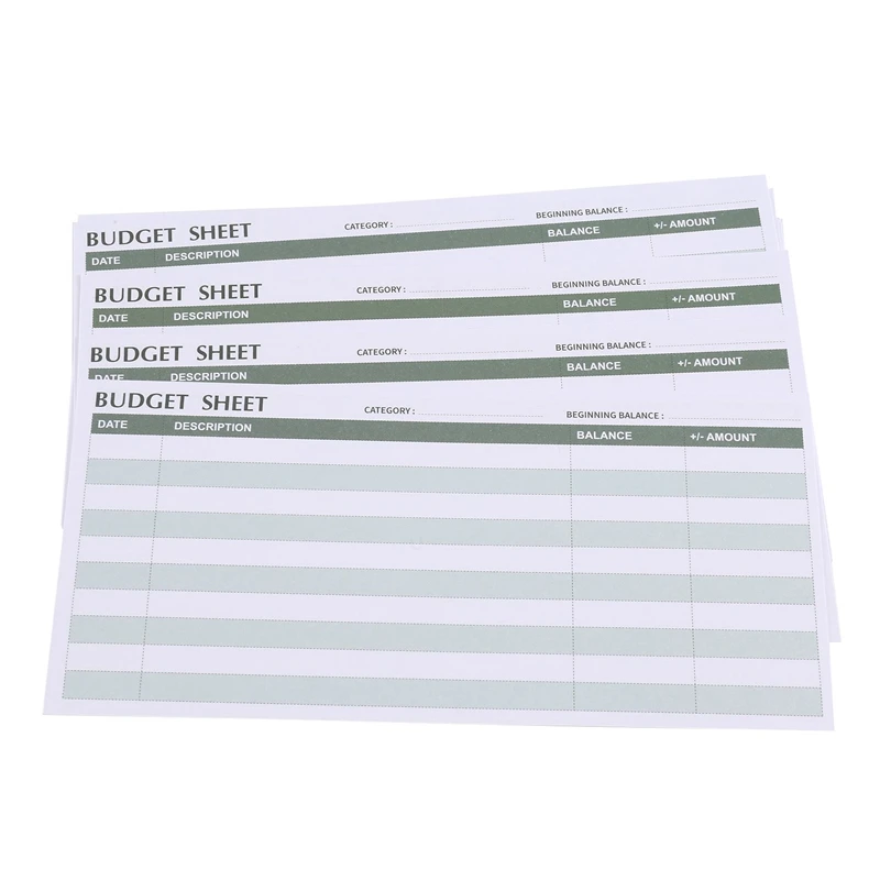 1 مجموعة نظام الأظرف النقدية مقاوم للماء لميزانية الميزانية أظرف المال حساب الميزانية ورقة مع تسميات